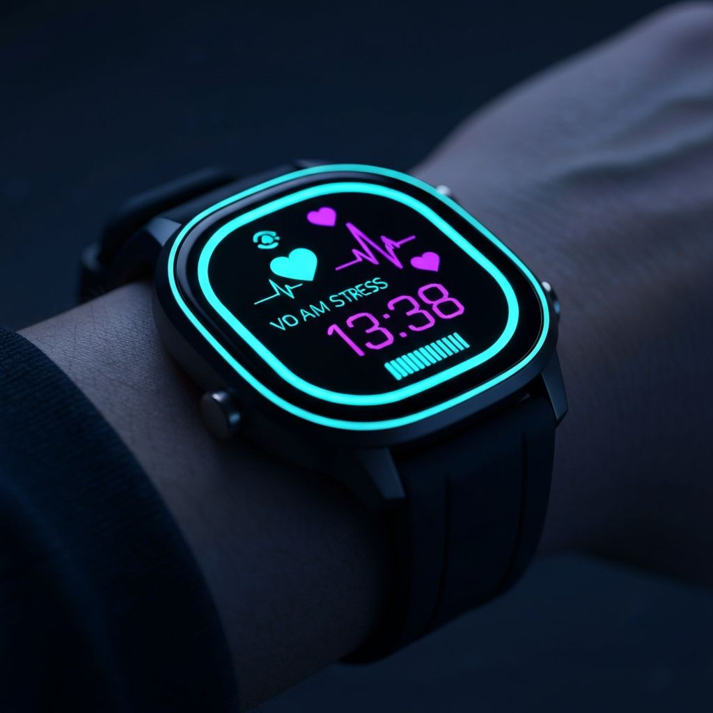 Wearable stress monitoring device